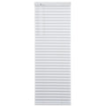 White Cordless Faux Wood Horizontal Blinds J842