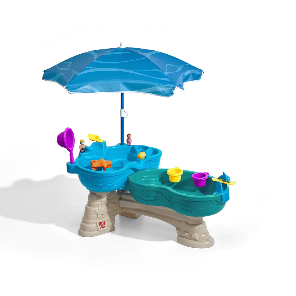 Blue Plastic Water Table with 10-piece Playset Q211860