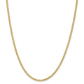 14kt Yellow Gold 24 inch Flat Wheat Chain with Lobster Clasp K679