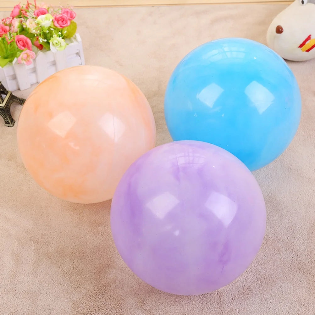 5pcs Plastic Air Filled Bouncy Rubber Balls N8397