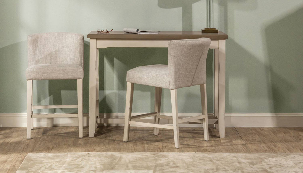 3-Piece Counter Height Side Dining Set with Wing Arm Stools S5360