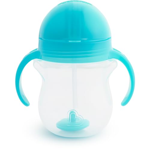 7 Ounce 2 Pack Blue/Green Weighted Straw Sippy Cup R906702