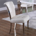 White Tufted Side Chair, Set of 2 T478033