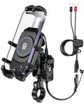 Motorcycle Phone Mount with 15W Wireless Charger & USB-C O99252