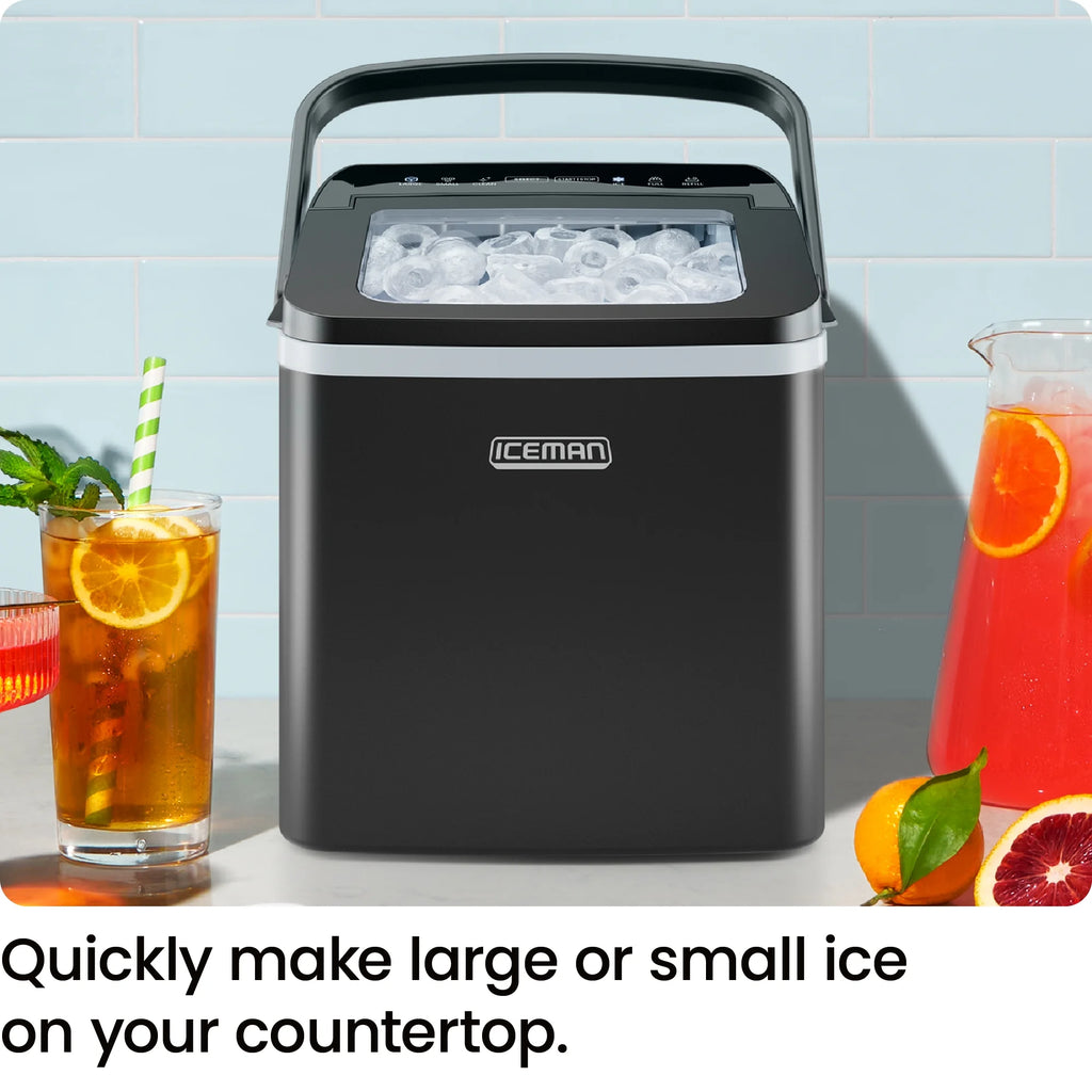 Countertop Bullet Ice Machine 0.88lb Capacity Black P291728