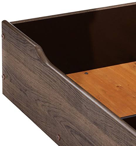 Dark Brown Trundle Under Bed Storage H675910