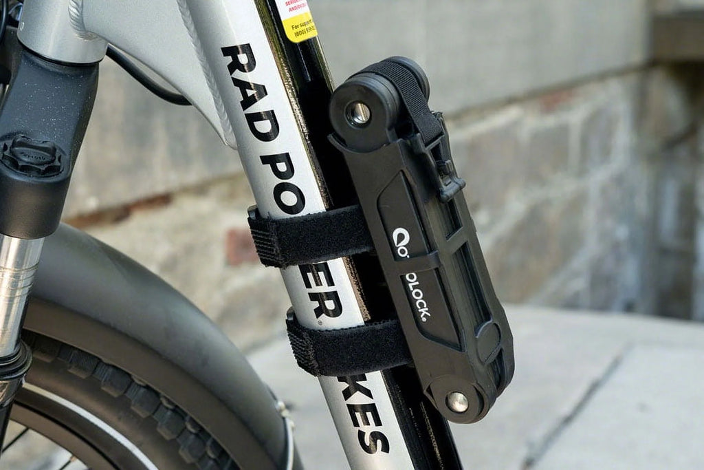 Black Folding Lock with Mount U906