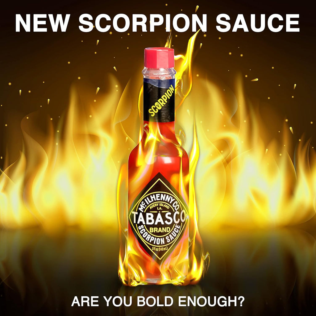 Tabasco Hot Sauce Scorpion Variety Pack 2 oz Bottles B363