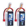 3S Lipo Battery 2200mAh 11.1V 50C Shorty Pack with T Connector (2 Pack) N362