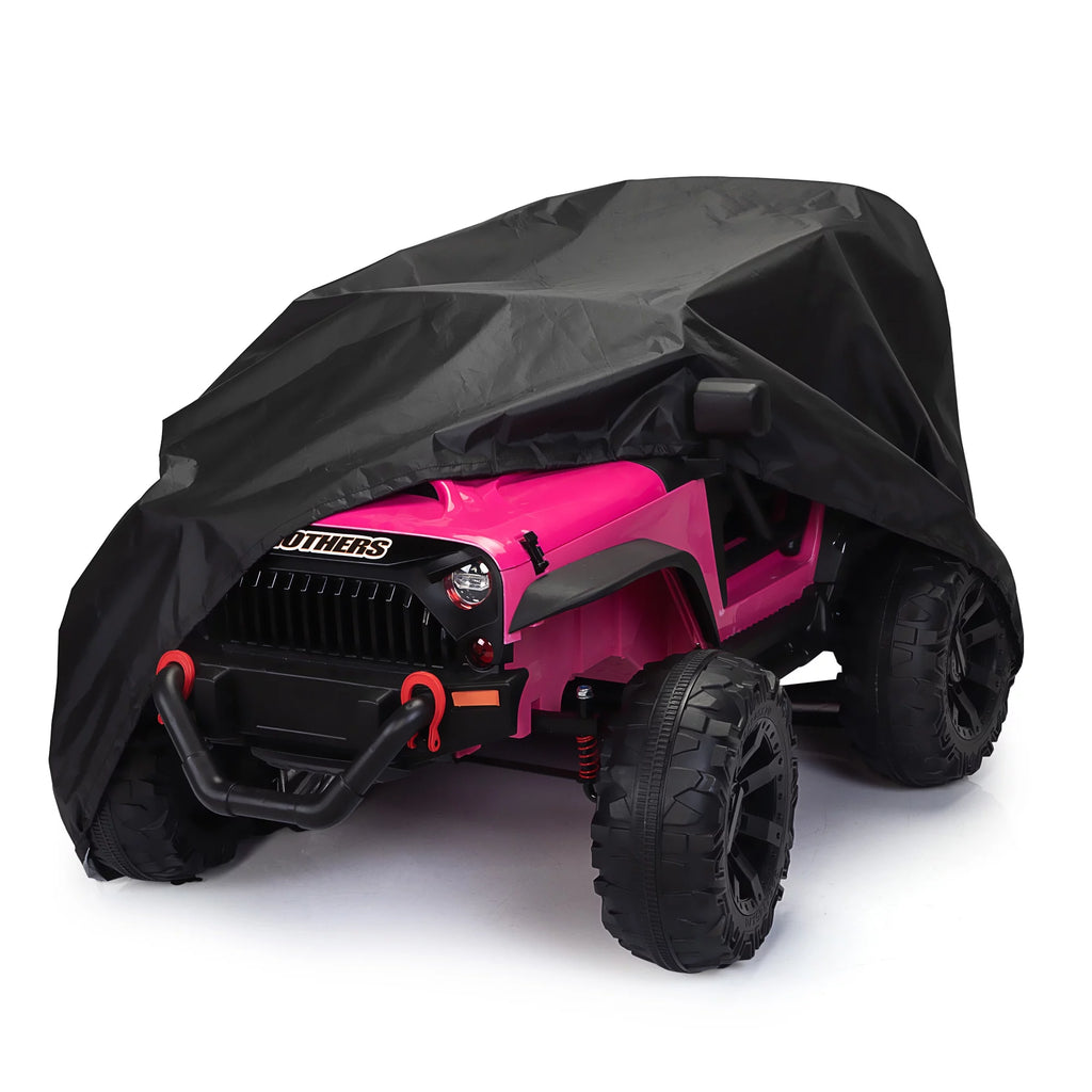 Kids Ride-On Toy Car Cover Black 55.5 x 32 x 31.5 inches H85529