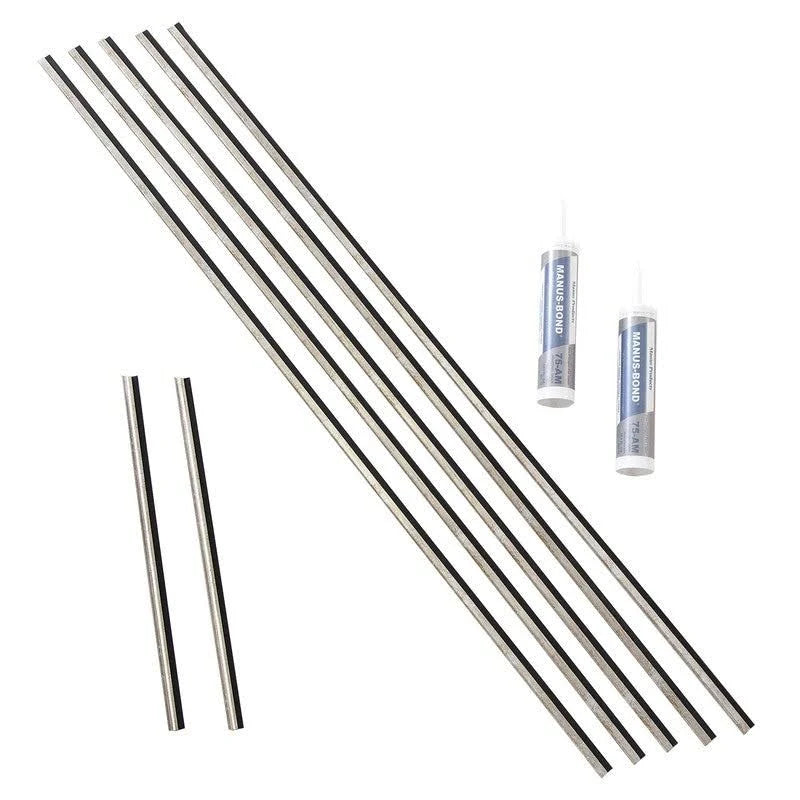 Silver Metal Backsplash Panel 15 Sq ft Kit V532