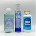 Frosted Coconut Snowball Shower Gel, Fine Fragrance Mist and Body Lotion 3-Piece Bundle F578289