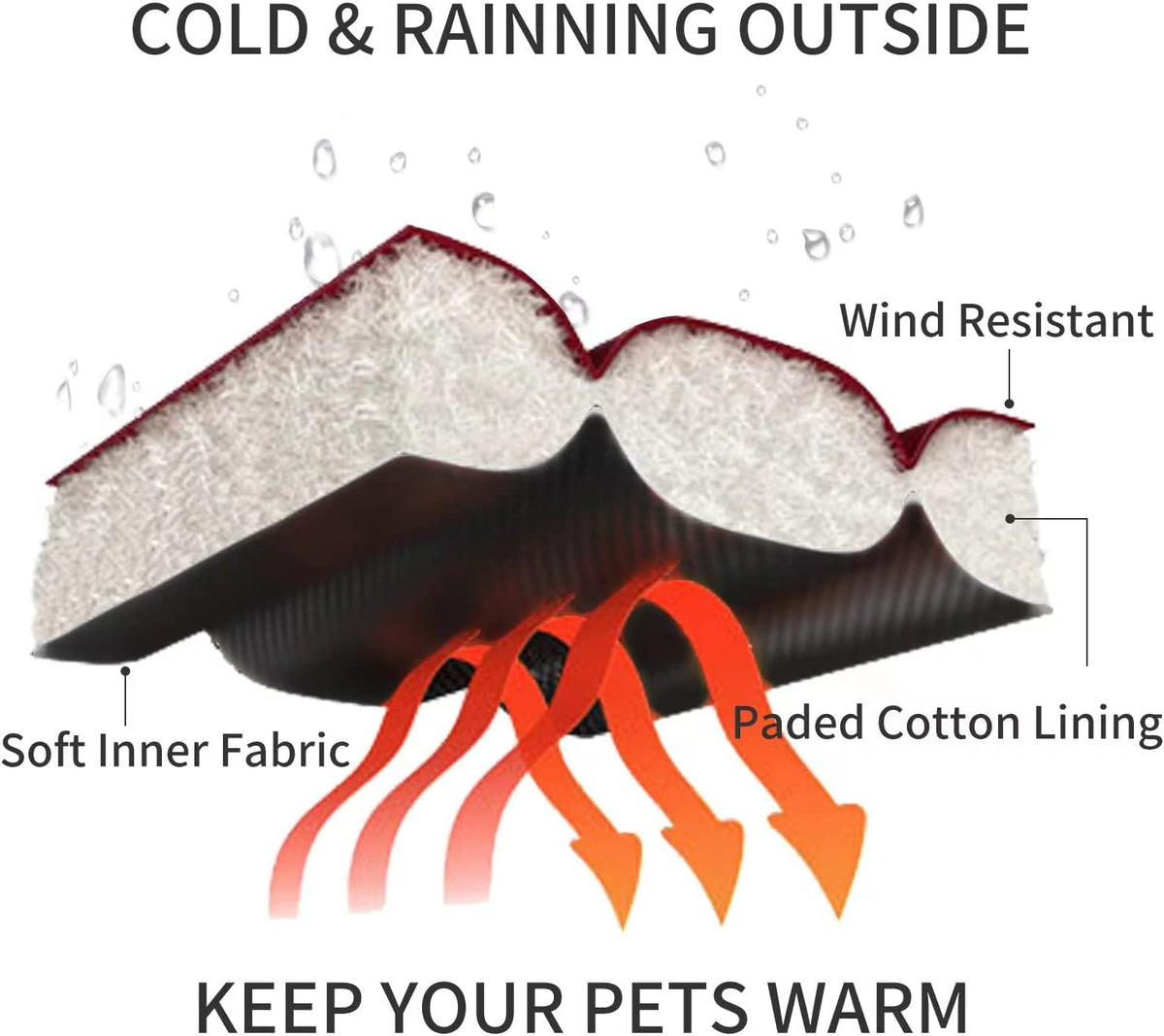 Pink XXL Dog Winter Coat T85186