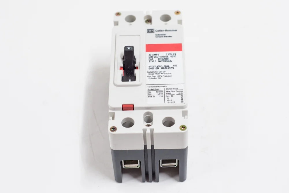 70A 2P Molded Case Circuit Breaker G69093