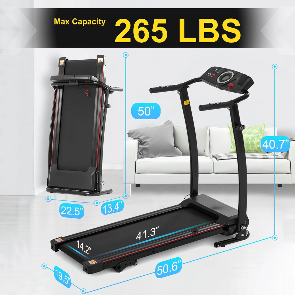 Folding Incline Treadmill 2.5HP 220 LBS Capacity I636682