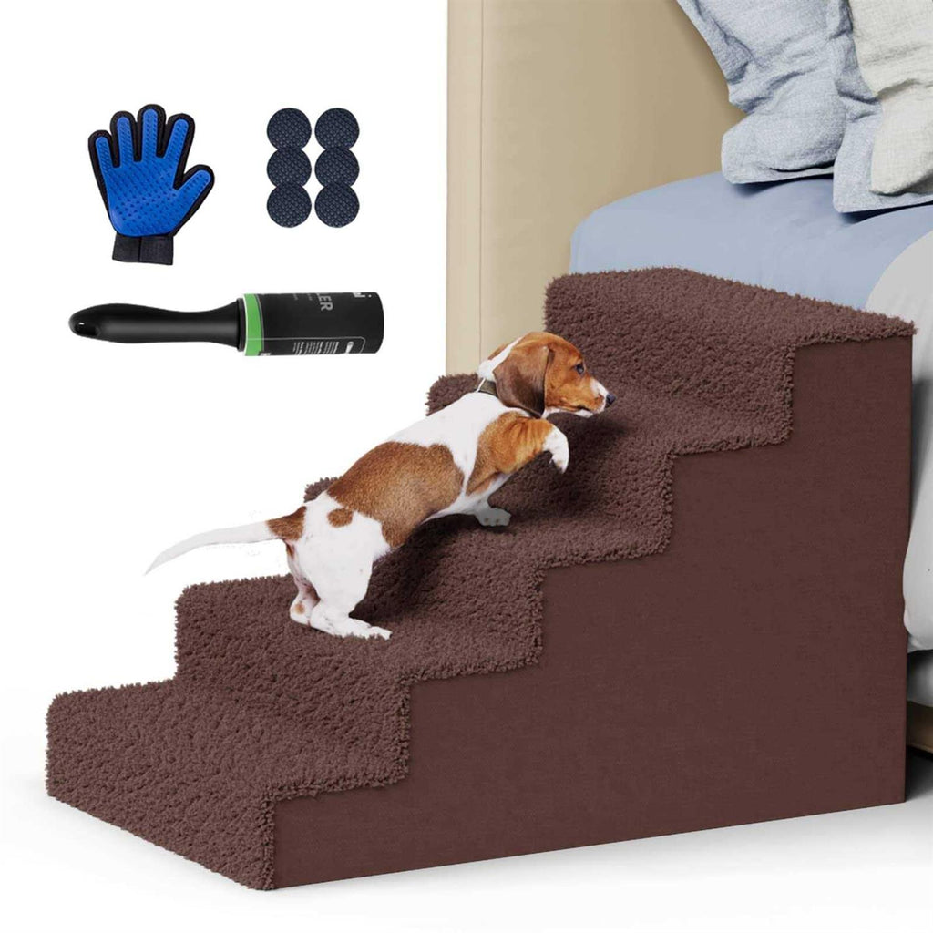 Plastic 5-Step Non-Slip Dog Stairs K296709
