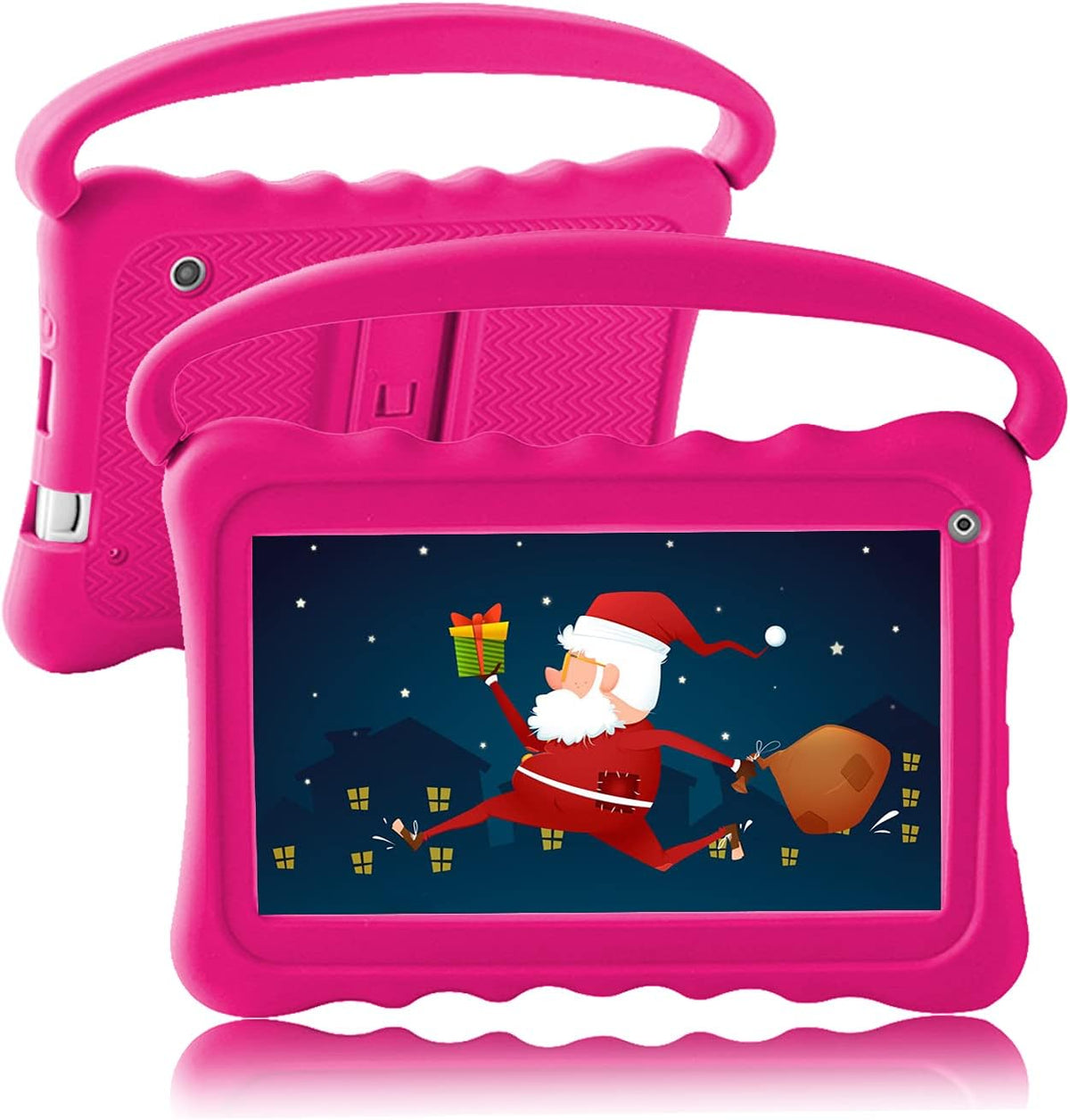 32GB 7 inch Android 10 Kids Tablet with WiFi Dual Camera Parental Control Shockproof Case Blue Pack of 2 Z98538