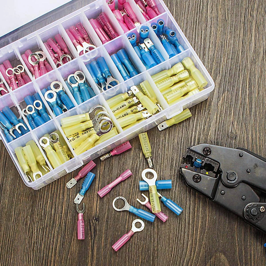 150PCS Insulated Heat Shrink Wire Connectors B228904