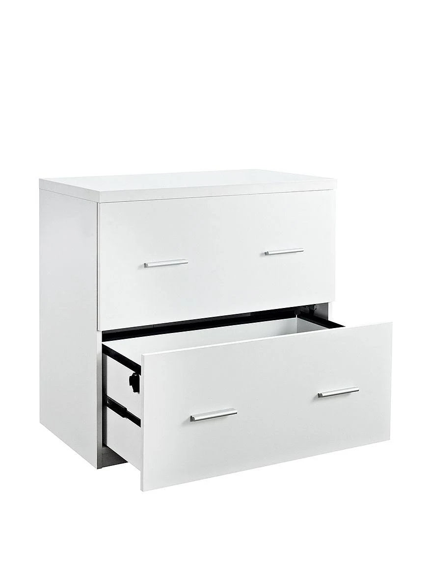 White Lateral File Cabinet P4042