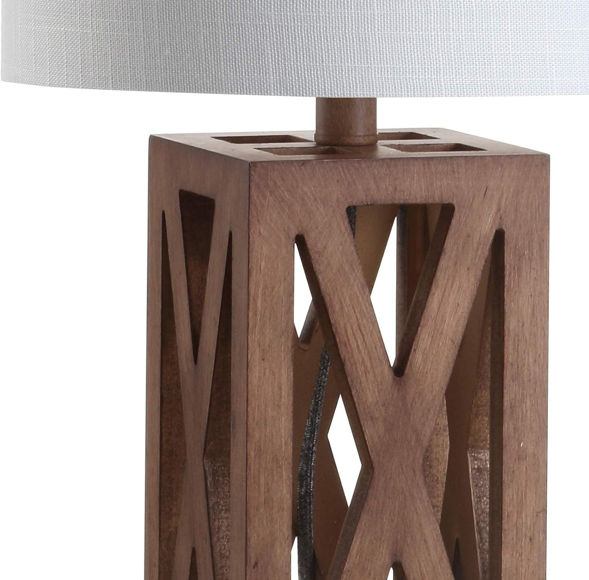 Brown Wood LED Lamp B623333