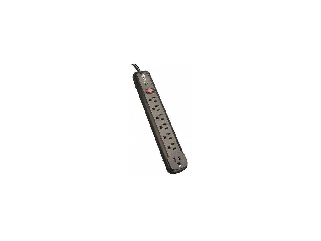 7 Outlet Black Surge Protector Power Strip F7560
