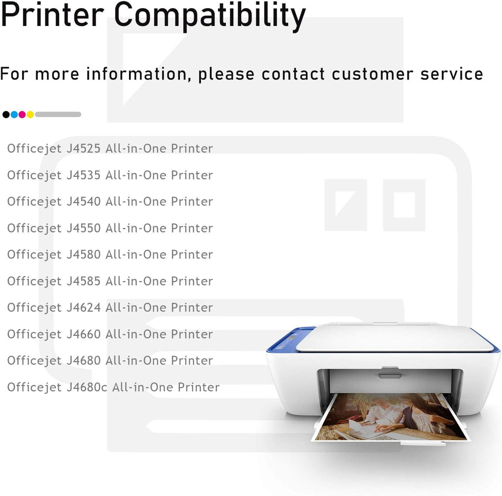 Remanufactured Ink Cartridges Black & Color 5Pack (3Black,2Color) V3074