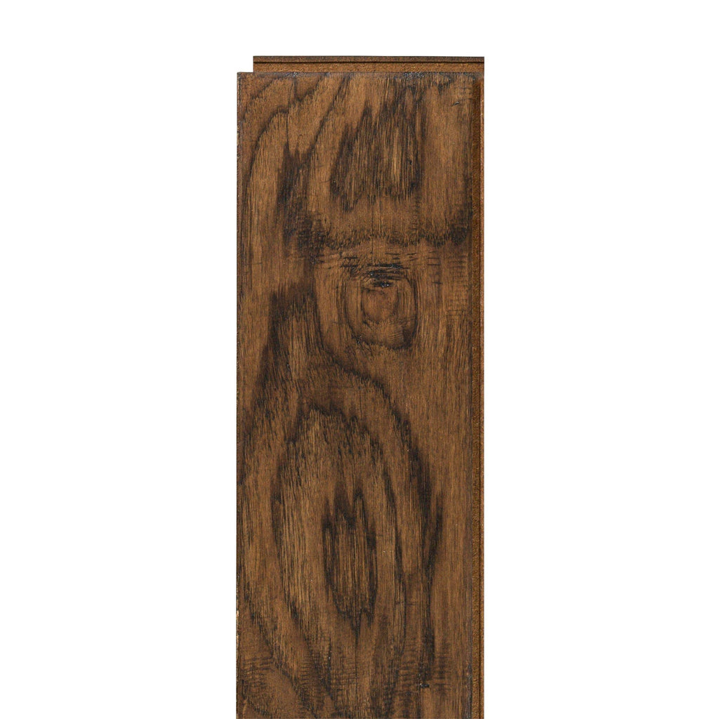 Medium Brown Hickory Locking Engineered Hardwood B52922