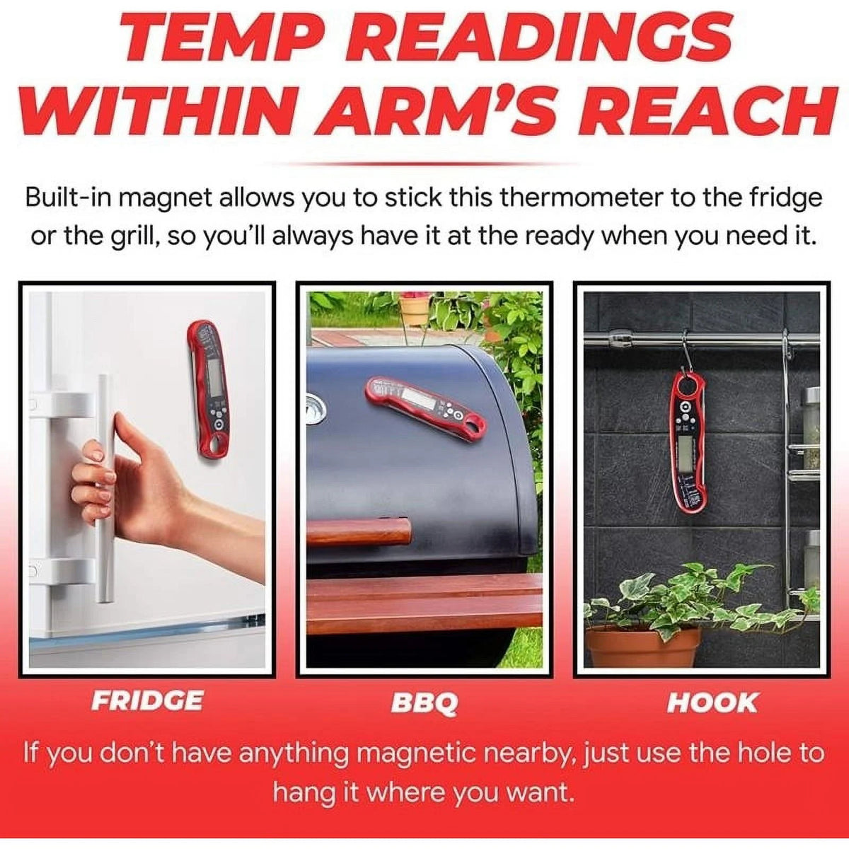 Instant Read Meat Thermometer Y838907