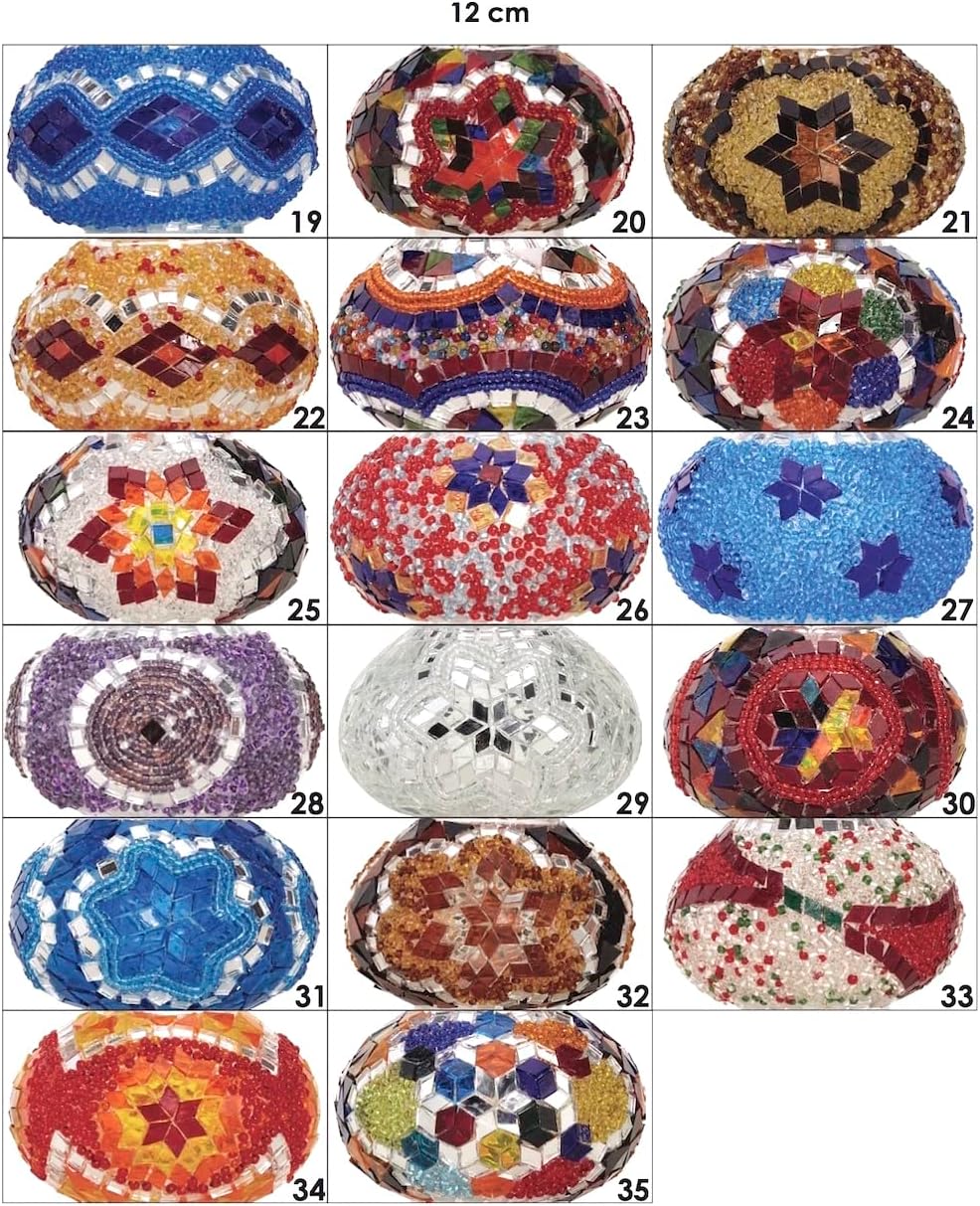 5 Globes Mosaic Ceiling Hanging Pendant Light Fixture L35931
