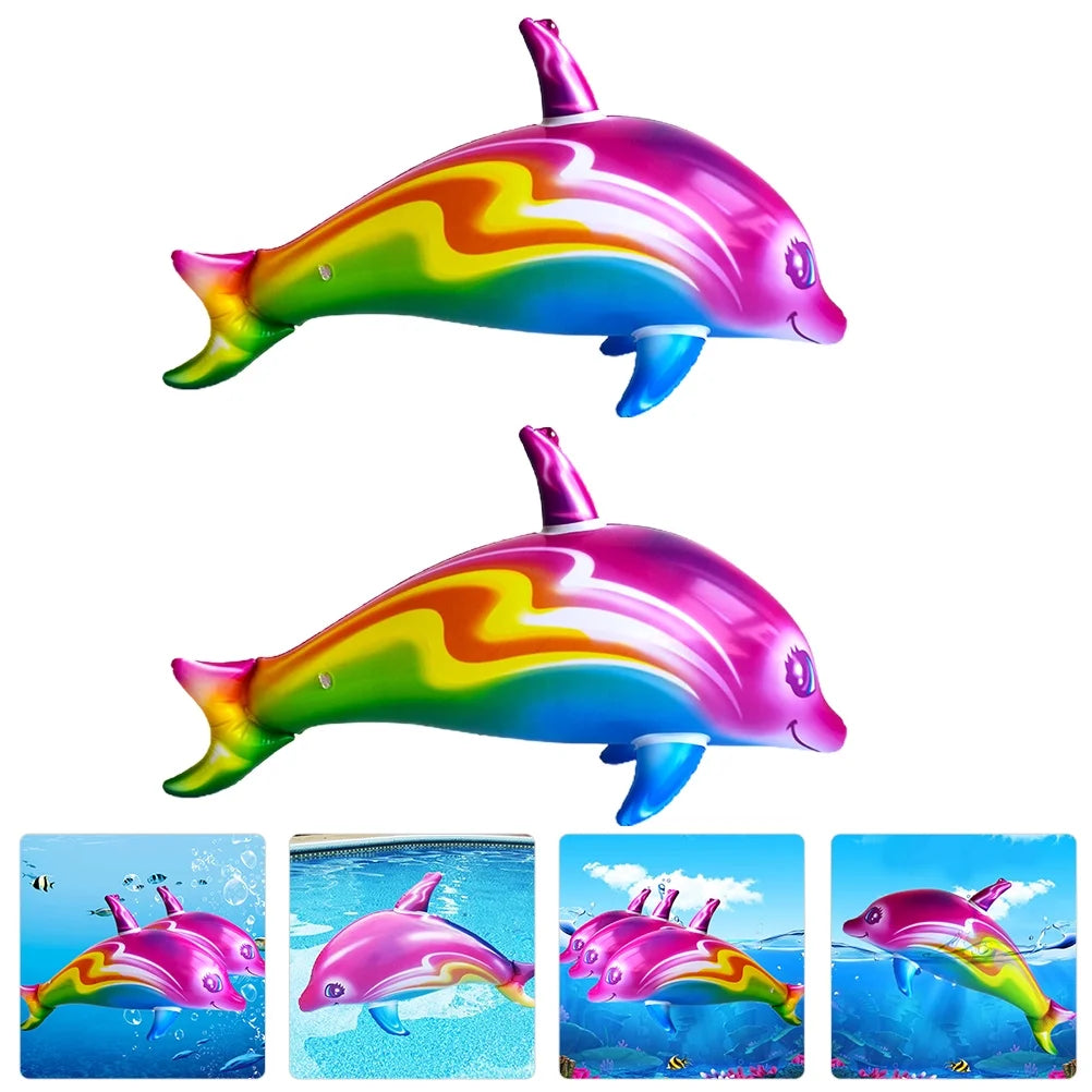 2pcs Big Inflatable Dolphin Toys R520322