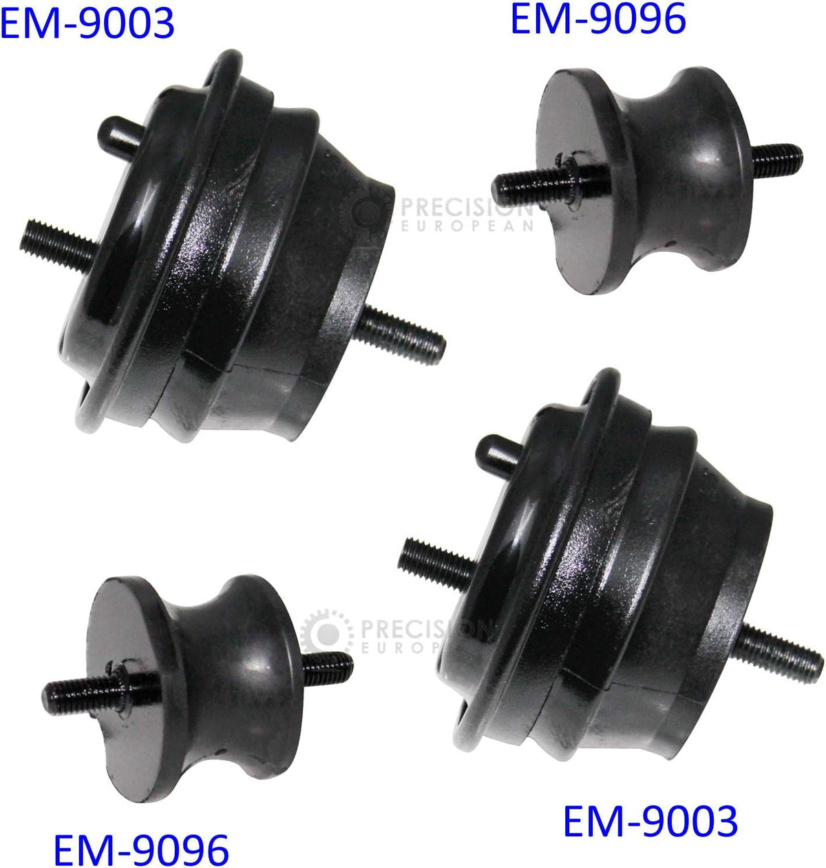 4pcs Motor Mounts and Transmission Mounts Compatible with BMW E36 E46 U96230