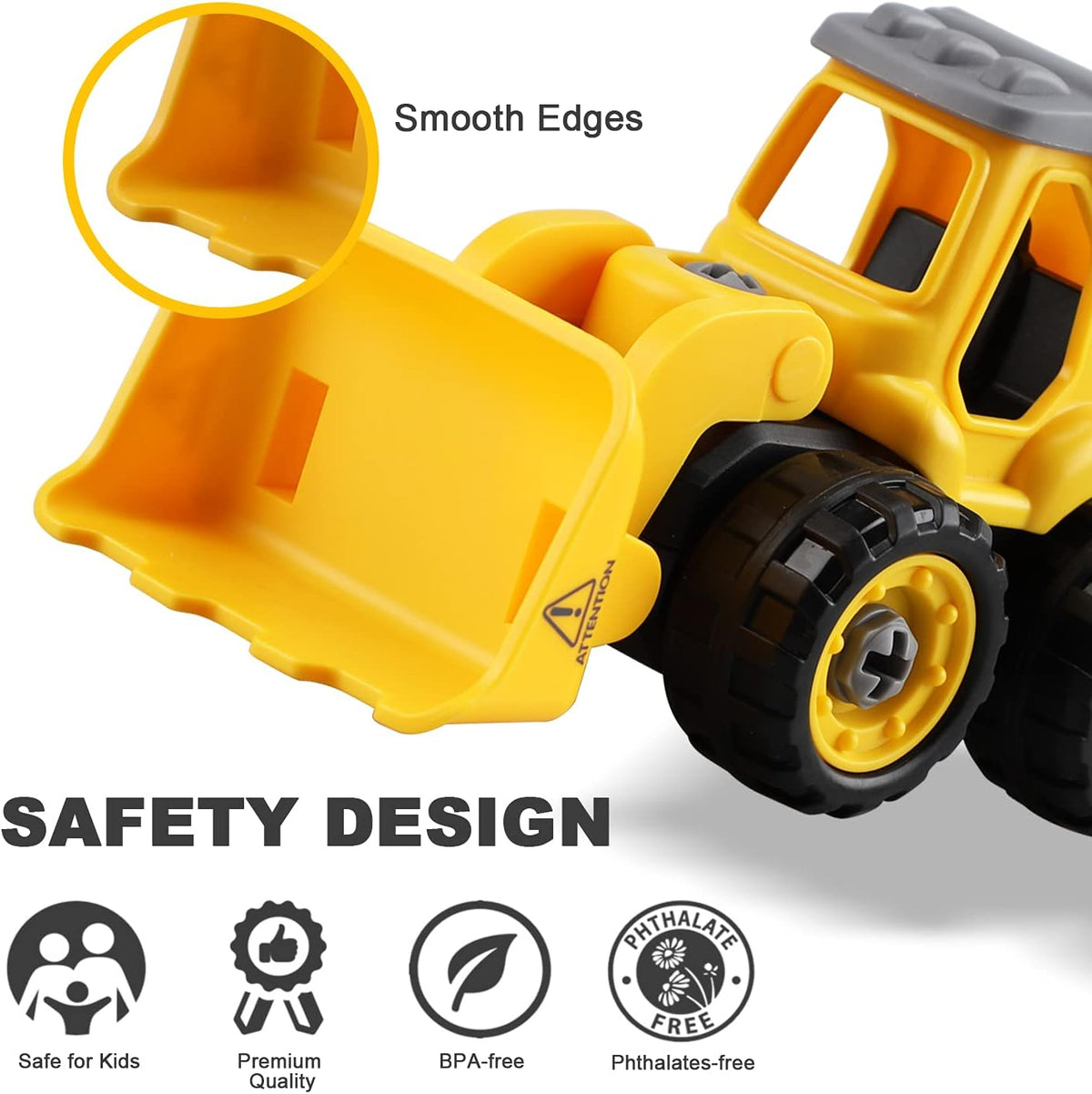 Take Apart Construction Vehicles Truck Toys Set with Drills U448