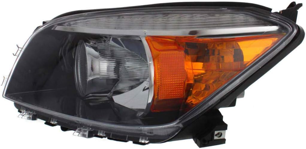 Black BEZEL CAPA Driver Side Headlight Unit Q9249