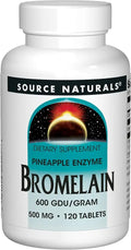 Bromelain 500mg Proteolytic Enzyme Supplement 120 Tablets Pack of 2 B71516