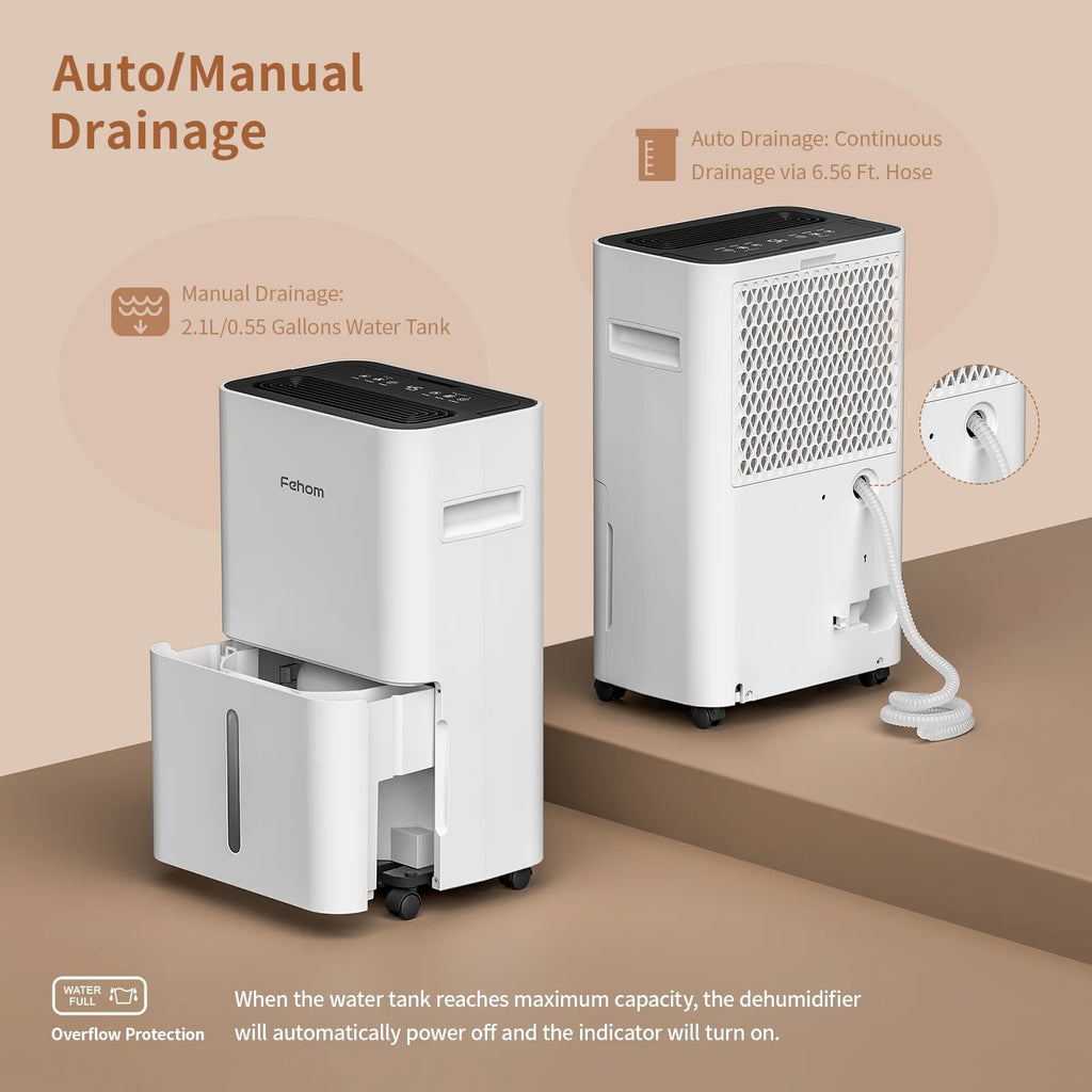 50 Pints Dehumidifier with Drain Hose S7865