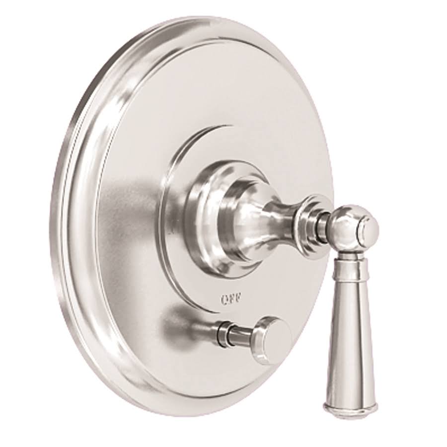 Satin Nickel Tub & Shower Diverter Plate with Handle S232715