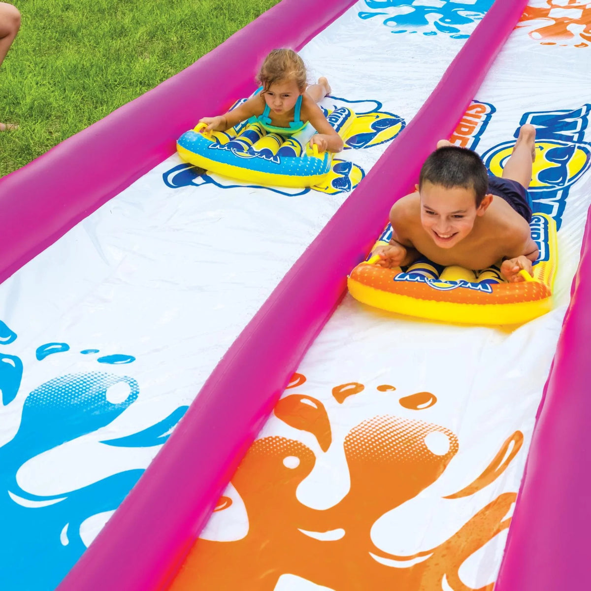 Giant Backyard Double Lane Lawn Slide F751568