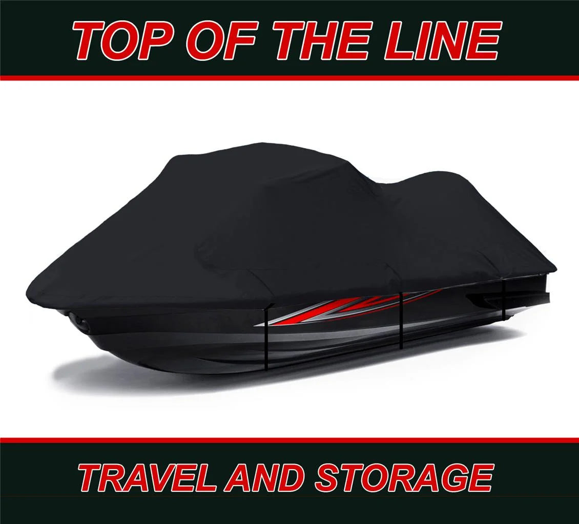Black 600 Denier JetSki Cover for Honda AquaTrax F-15 / F-15X 2008 2009 R744