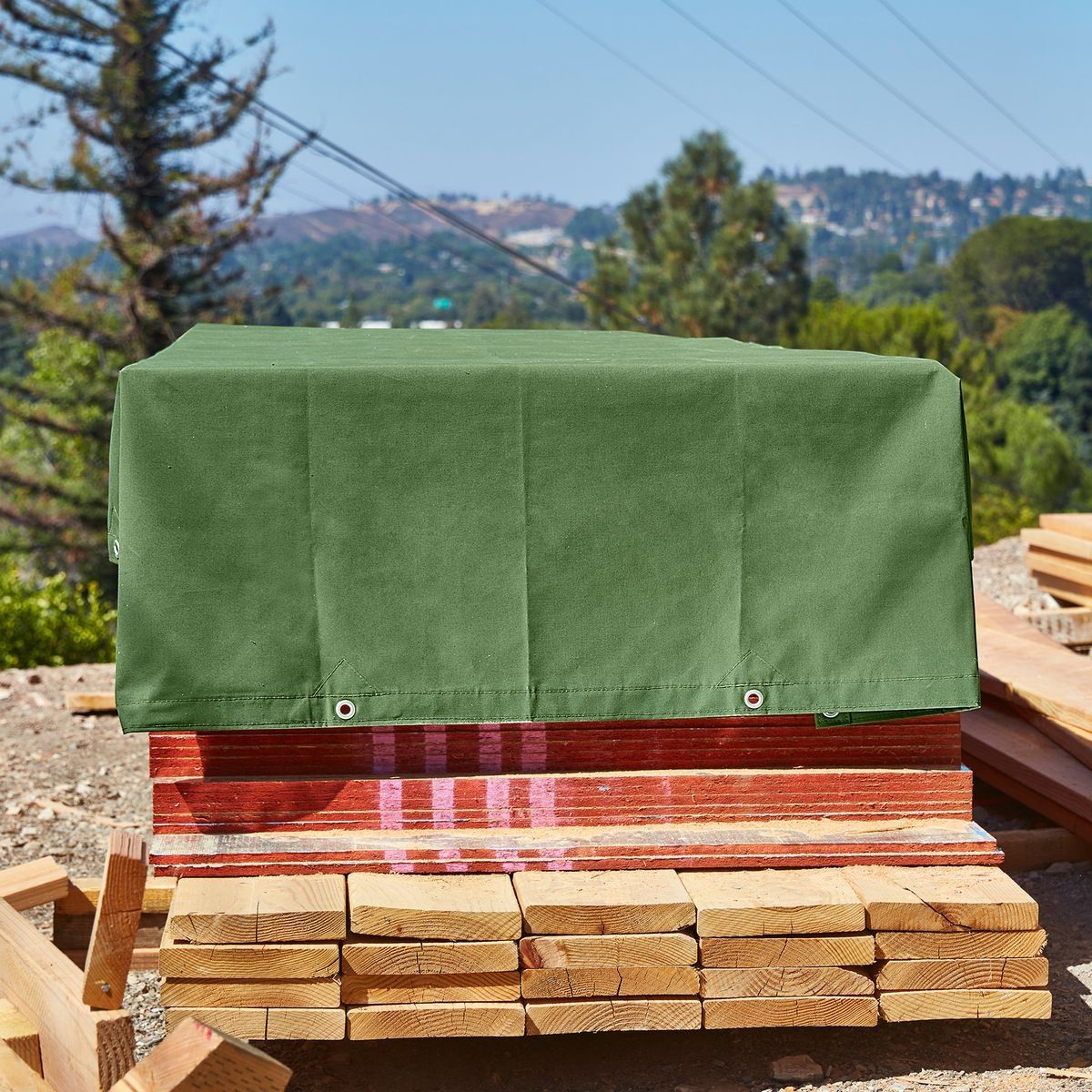 6 ft. x 8 ft. Canvas Tarp Q28954
