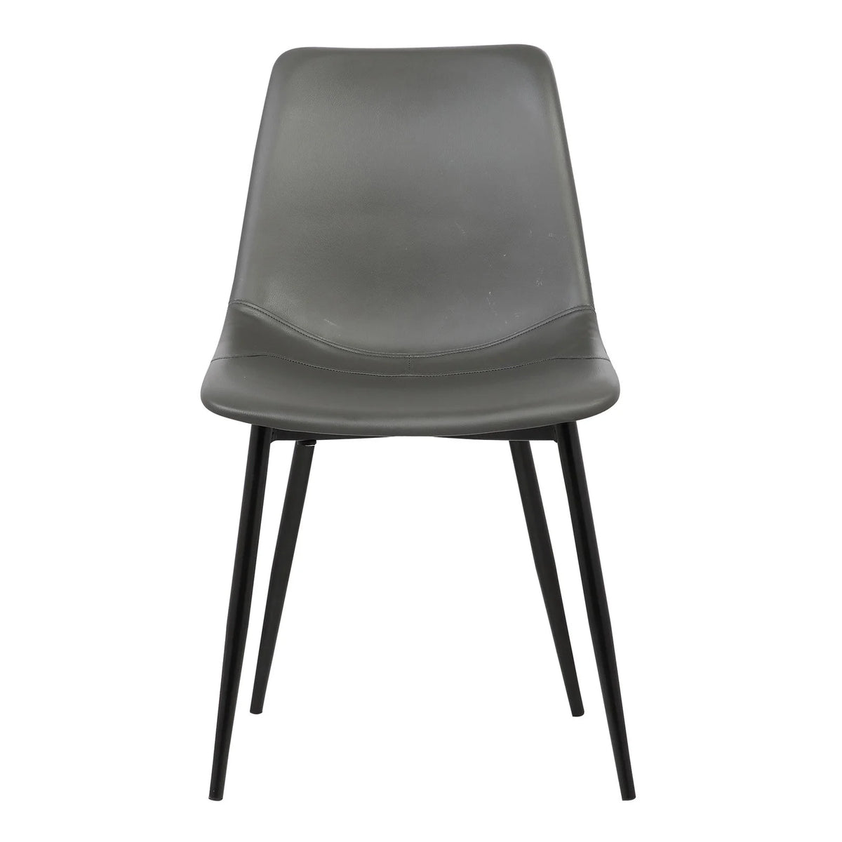 Black Faux Leather Dining Side Chair E8679