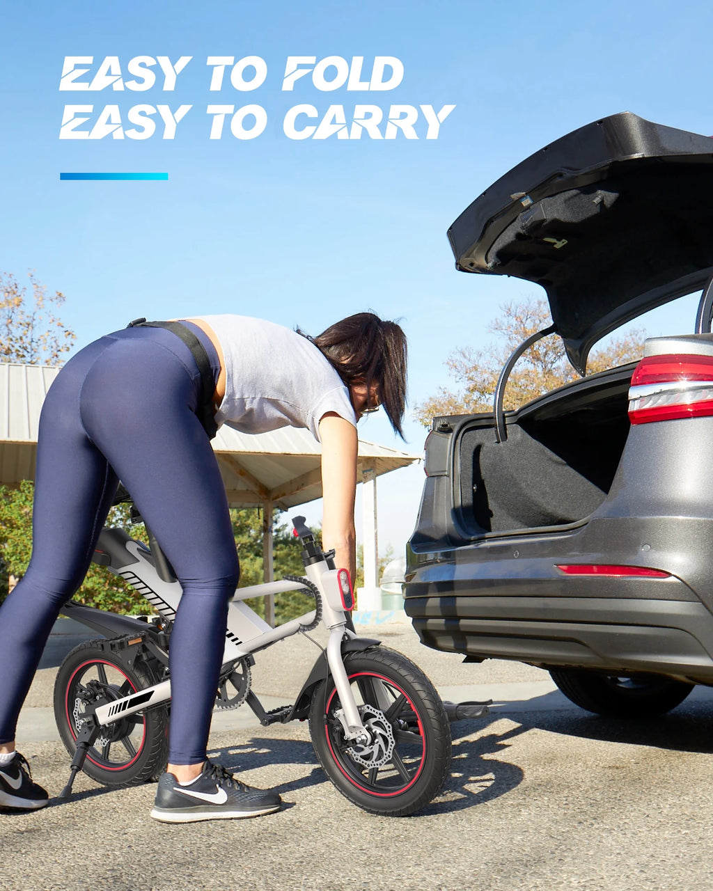 Folding Electric Bike with 36V 10.5AH Battery C55046