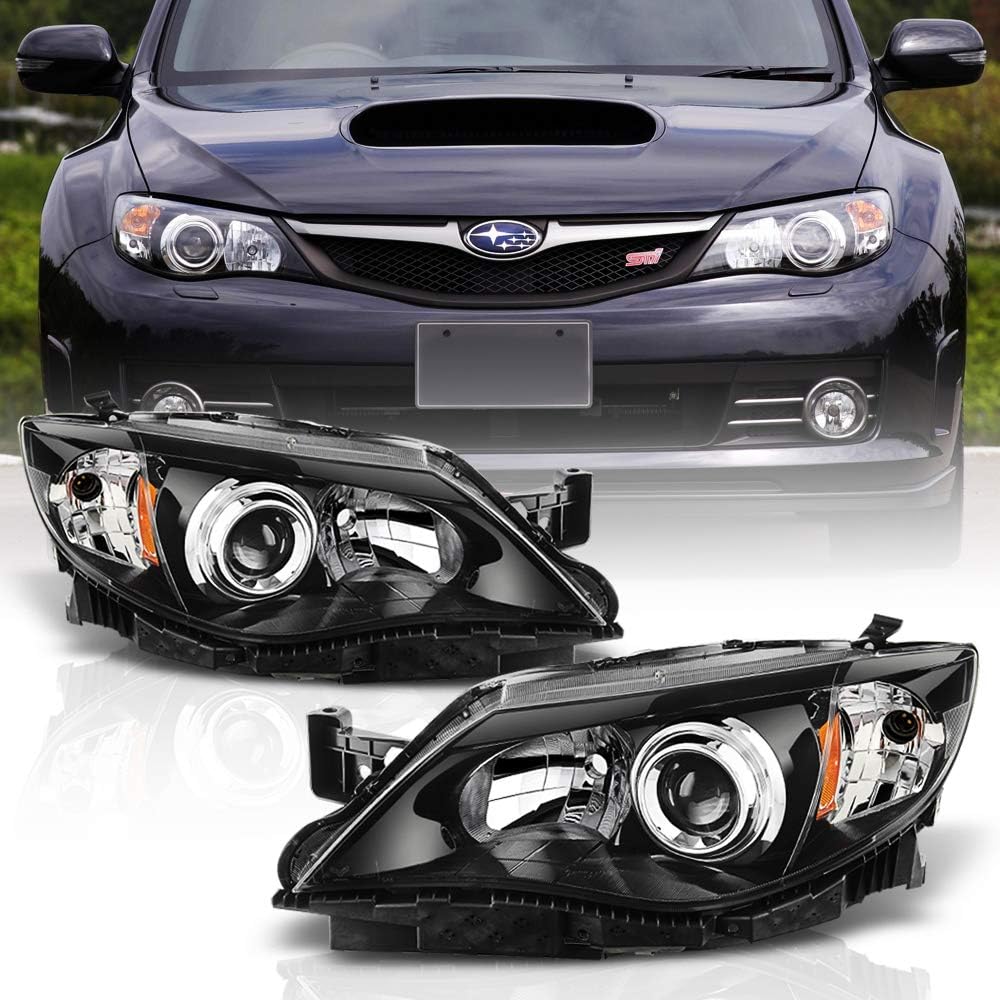 Black Headlights Replacement Driver + Passenger Side H7631