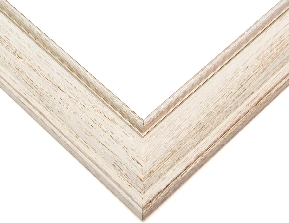 White Real Wood Picture Frame S45513