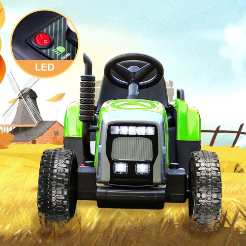 12V Battery Powered Electric Ride on Tractor with Remote Control O54333