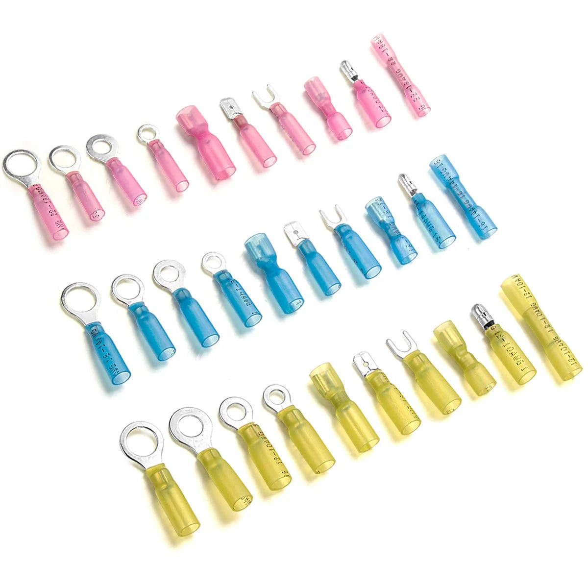 150PCS Insulated Heat Shrink Wire Connectors B228904