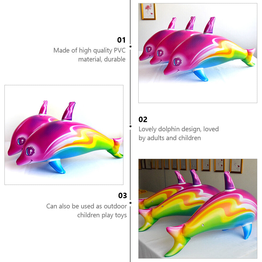 2pcs Big Inflatable Dolphin Toys R520322