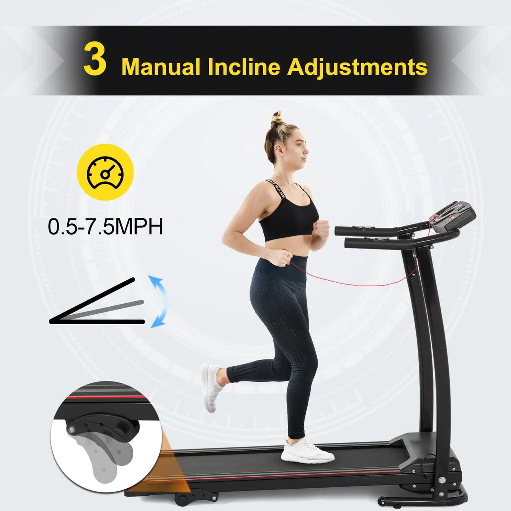 Folding Incline Treadmill 2.5HP 220 LBS Capacity I636682