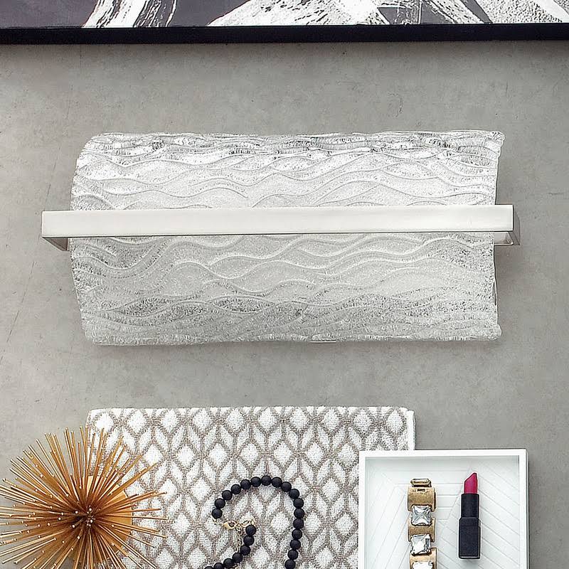 Brushed Nickel 2 Light Bath N406