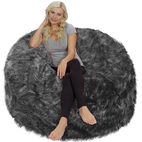5 Ft Memory Foam Microfiber Bean Bag Chair F64040