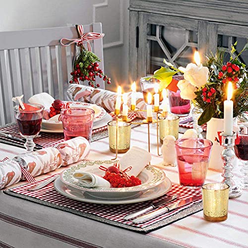 72pcs Mercury Glass Gold Votive Candle Holders L13600